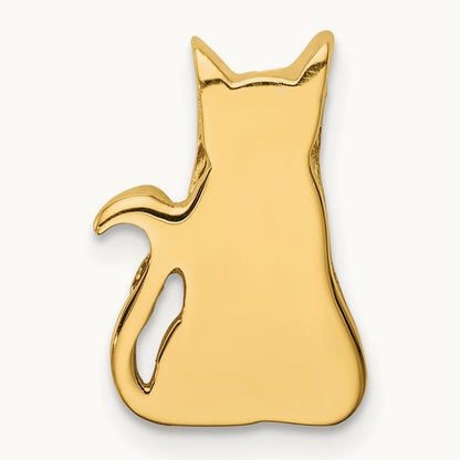 Cat Chain Slide, 14K
