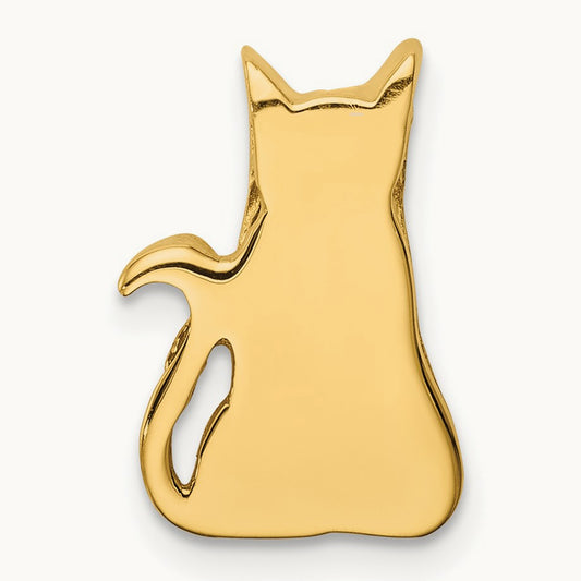 Cat Chain Slide, 14K