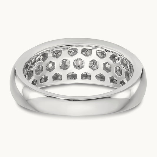 Diamond Band, 14K White Gold