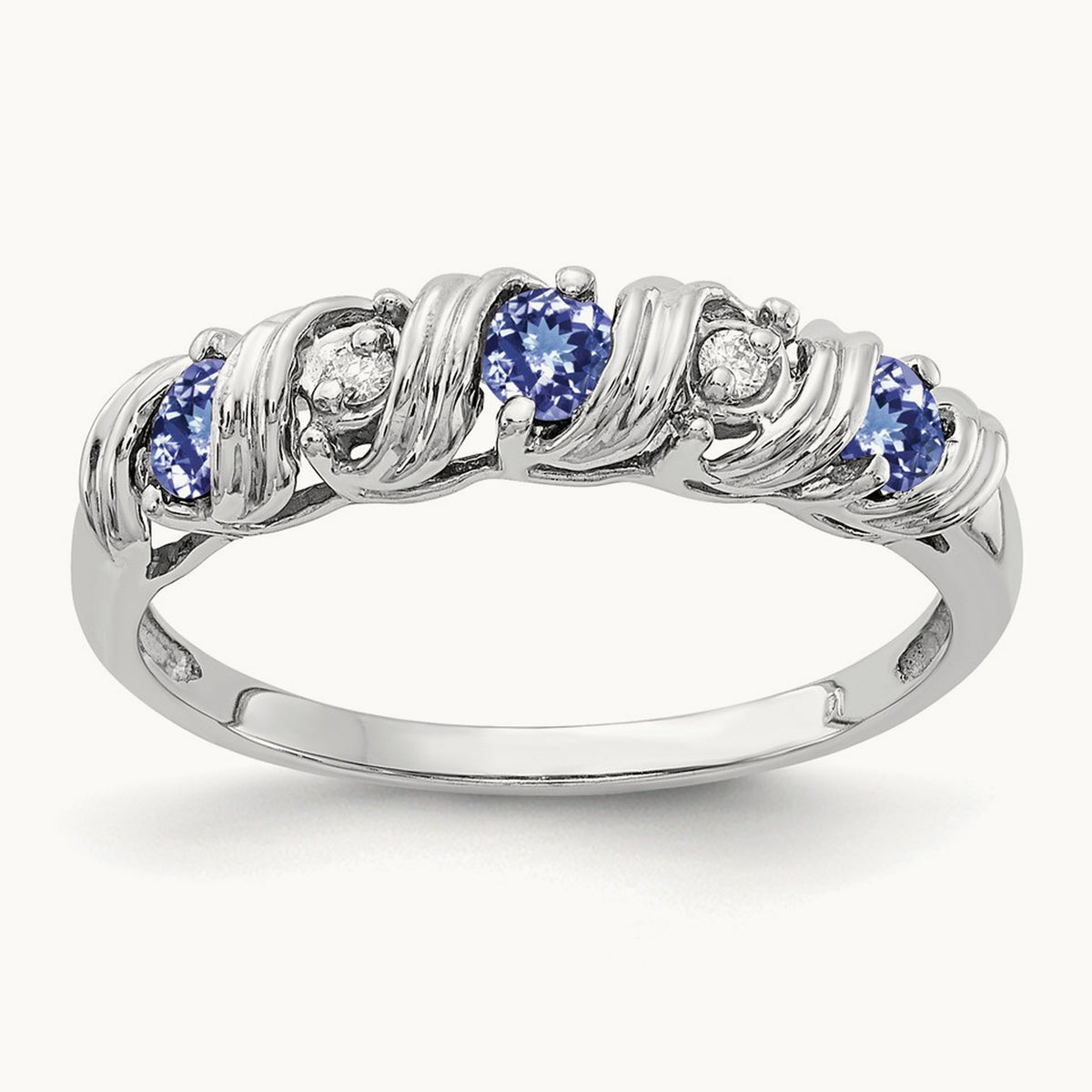 Tanzanite AA Diamond ring — photo set