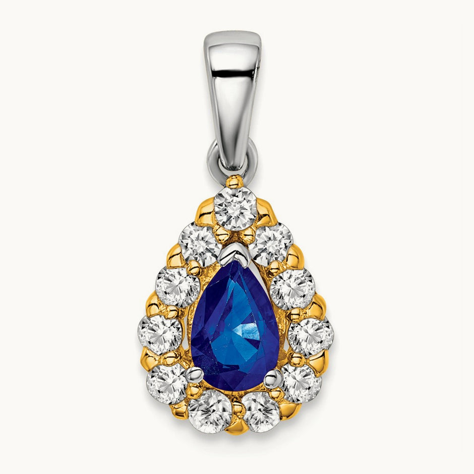 14K Gold Gemstone Pendants: Slides | Point West Pavilion
