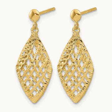 Polished D/C Post Dangle Earrings — Leslie's — photo set