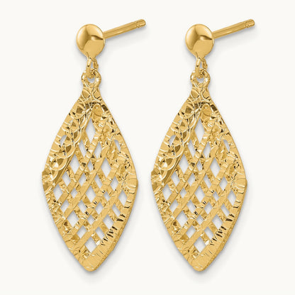 Polished D/C Post Dangle Earrings — Leslie's — photo set