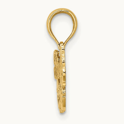 FIREFIGHTER'S MOM Charm, 14K