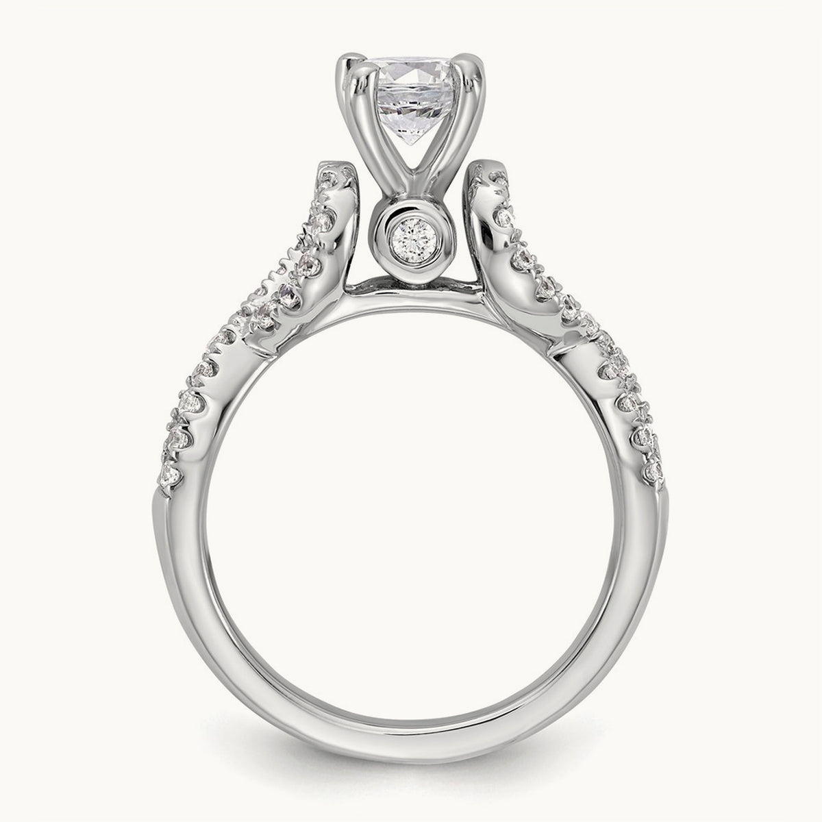 Semi-Mount Infinity Engagement Ring — 2/5 ct, 7