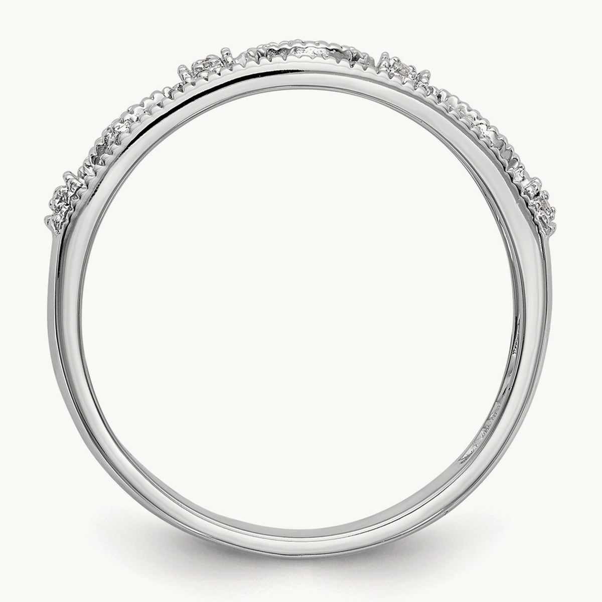 Diamond Band, 14K White Gold