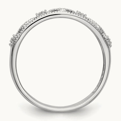 Diamond Band, 14K White Gold
