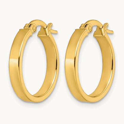 Polished Earrings, 14K — Leslie's
