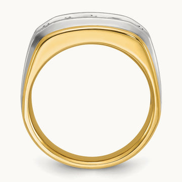 5 Stone Men's Ring, 1.00 ct tw Lab-Grown Diamond