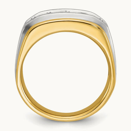 5 Stone Men's Ring, 1.00 ct tw Lab-Grown Diamond