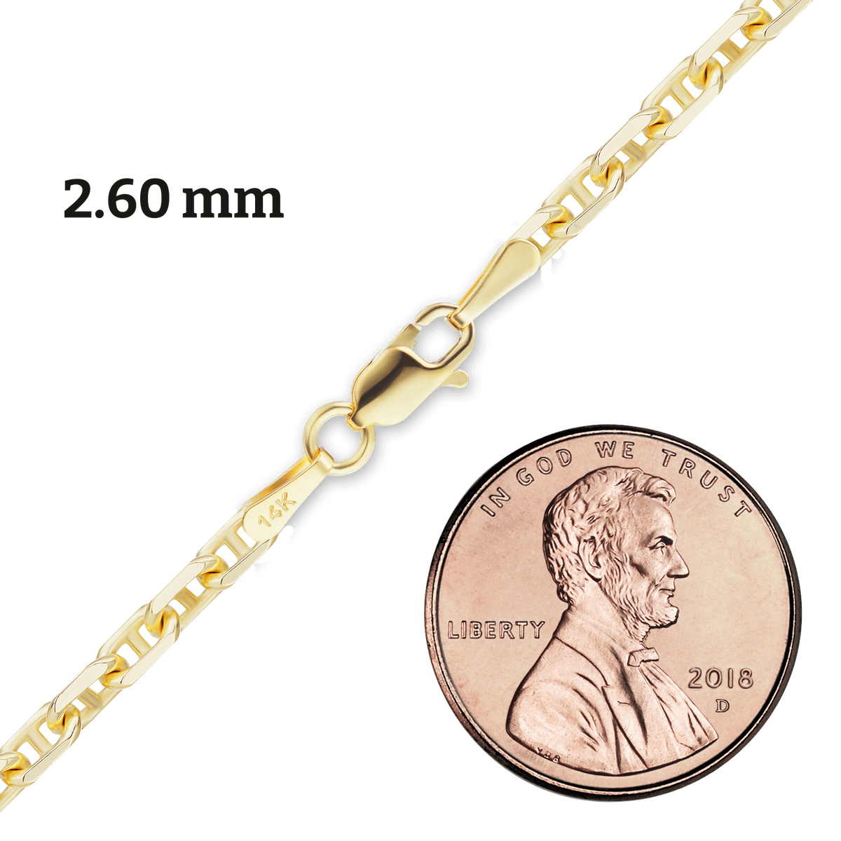Anchor Mariner Cable Bracelet