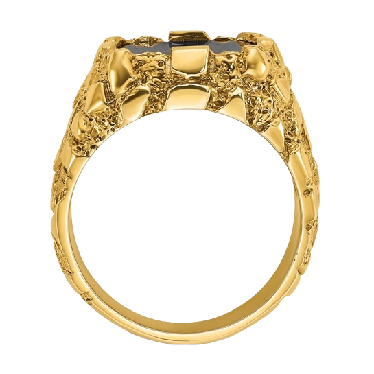 Onyx Nugget Ring