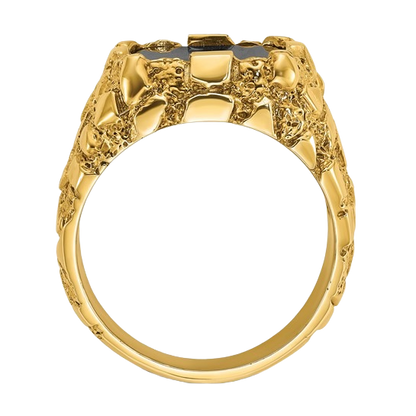 Onyx Nugget Ring