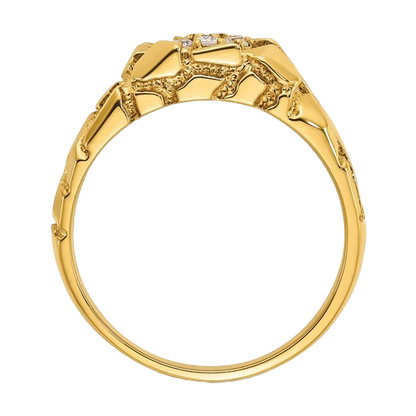 Natural Diamond Nugget Cluster Ring - 1/4 CTW