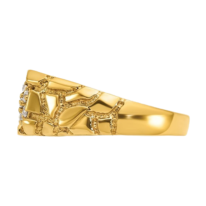 Natural Diamond Nugget Cluster Ring - 1/4 CTW