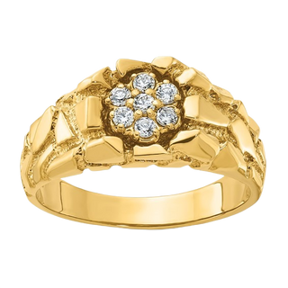 Natural Diamond Nugget Cluster Ring, 0.25 ct tw