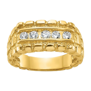 Natural Diamond Nugget Ring, 0.25 ct tw