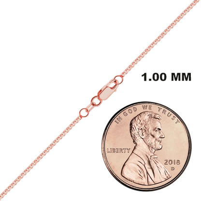 Venetian Box Necklace 14K Rose Gold