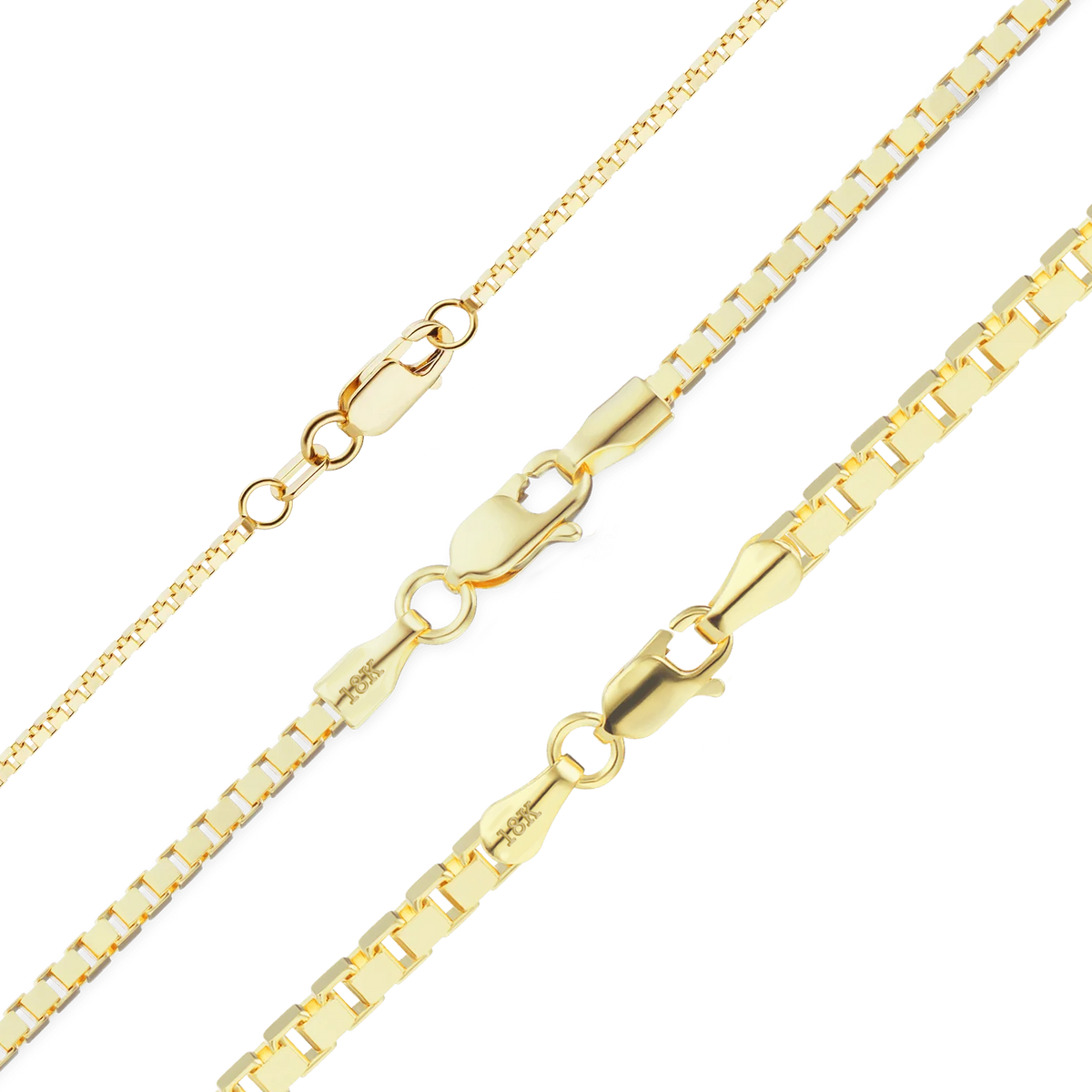 Venetian Box Bracelet in 18K Yellow Gold