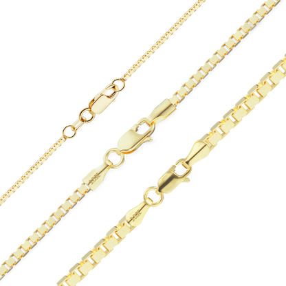 Venetian Box Bracelet in 18K Yellow Gold