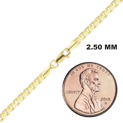 Venetian Box Necklace 18K Yellow Gold