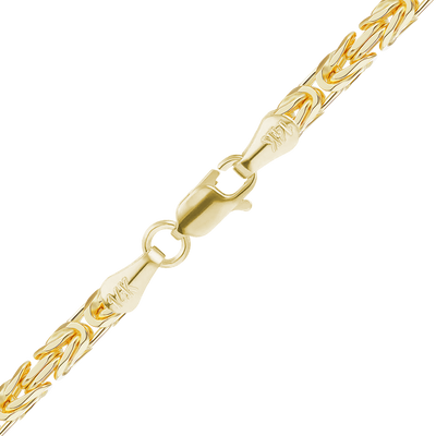 Handmade Byzantine Bracelet in 14K yellow gold