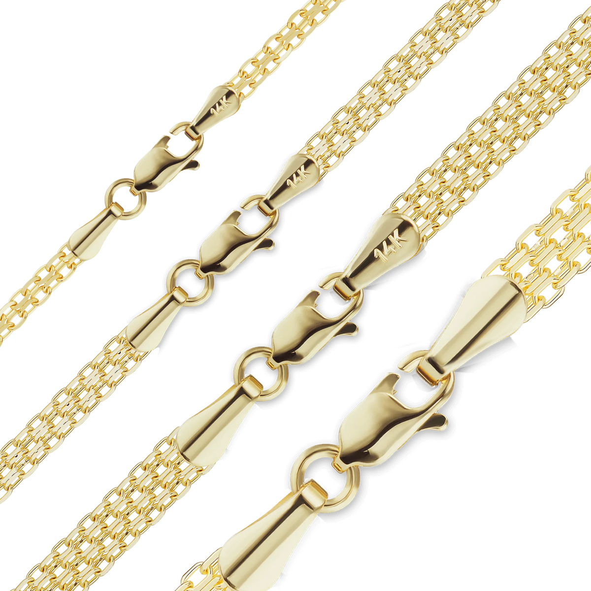 Bizmark Bracelet in 14K yellow gold