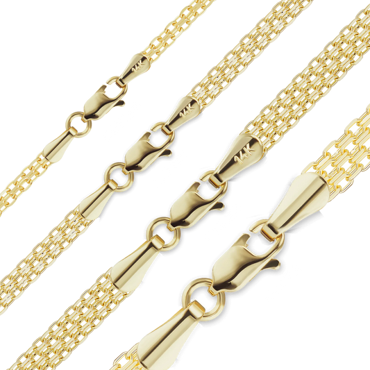 Bizmark Bracelet in 14K yellow gold