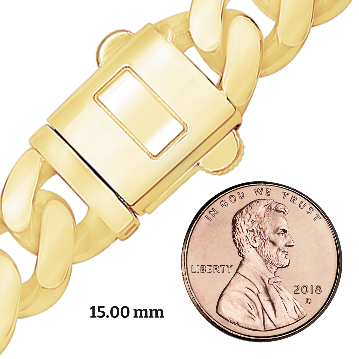 Handmade Semi-Solid Cuban Curb Necklace