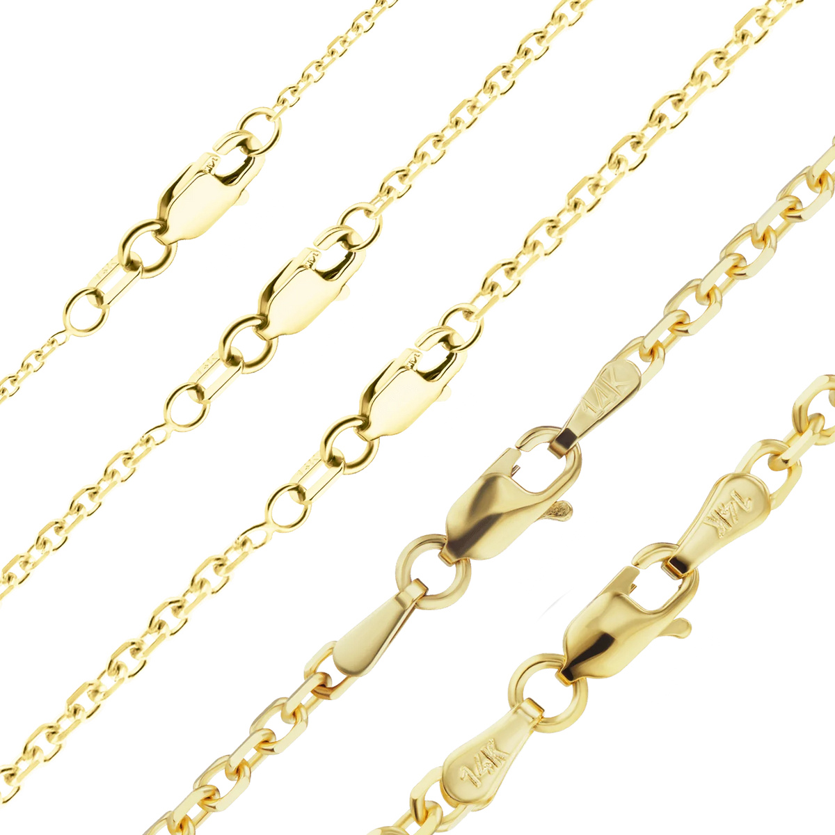 Diamond Cut Round Cable Bracelet