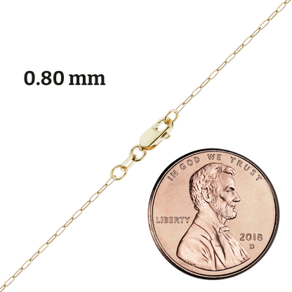 Elongated Flat Cable Anklet
