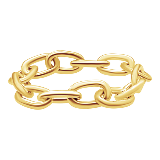 Elongated Cable Chain Ring
