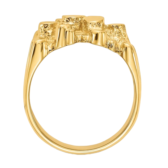 Gold Nugget Ring