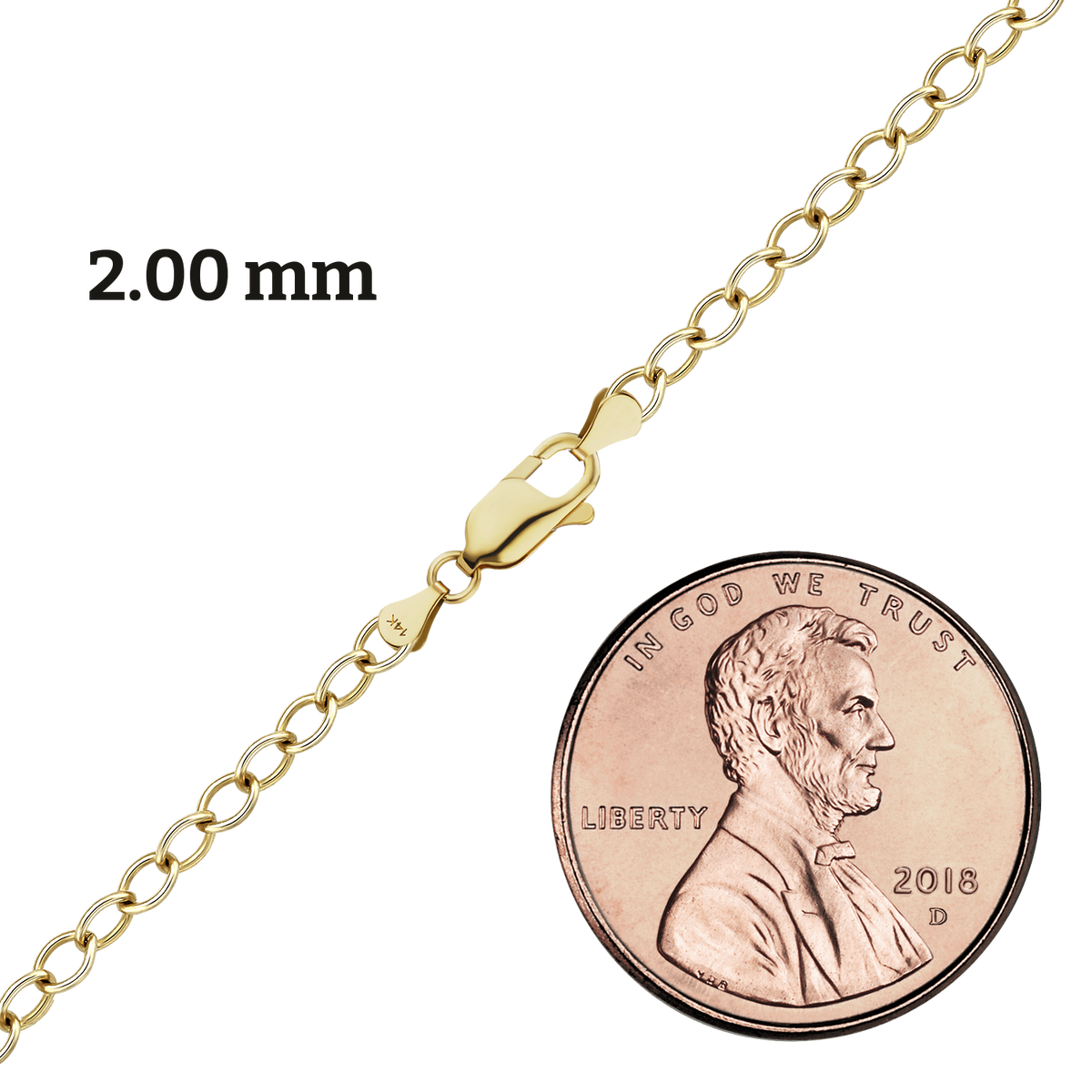 Light Round Cable Anklet