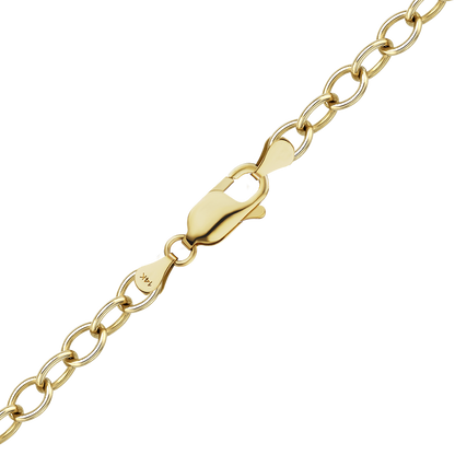 Light Round Cable Anklet