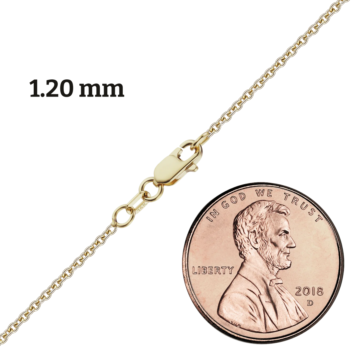 Medium Round Cable Bracelet