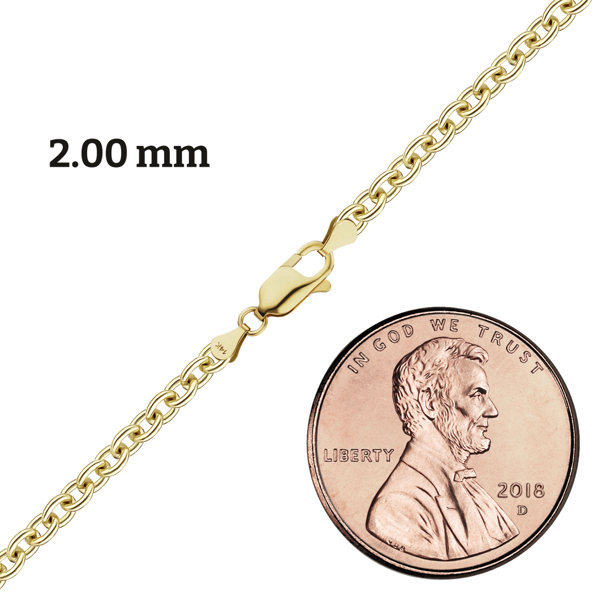 Medium Round Cable Bracelet