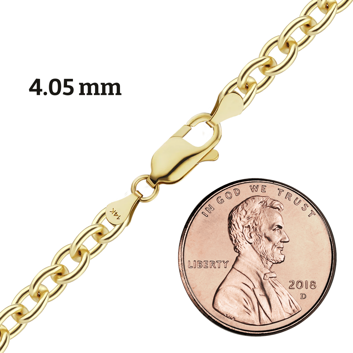 Medium Round Cable Necklace