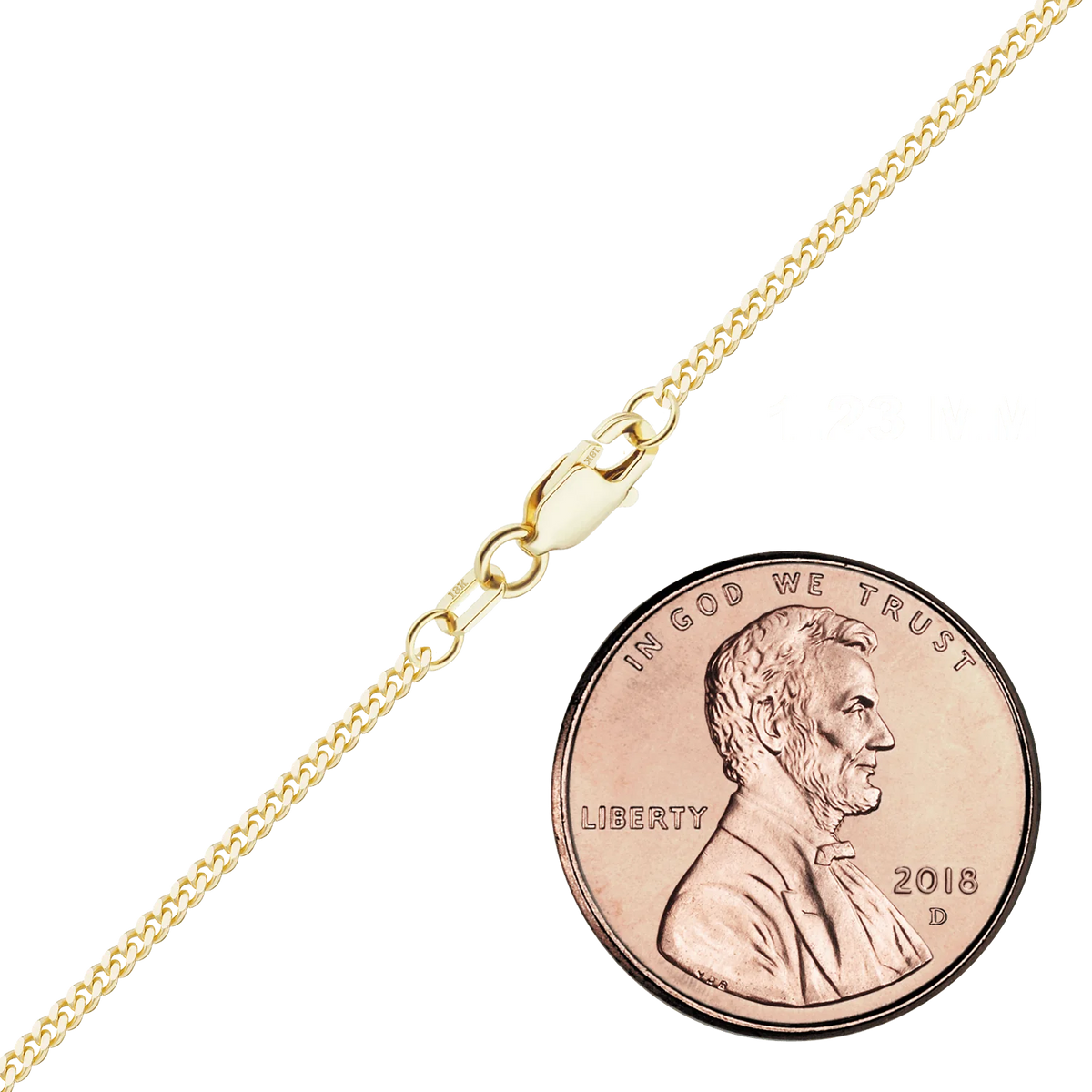 Classic Curb Bracelet in 18K Yellow Gold