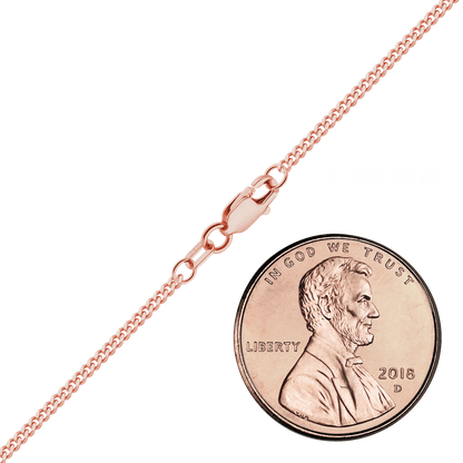 Classic Curb Bracelet in 14K Rose Gold