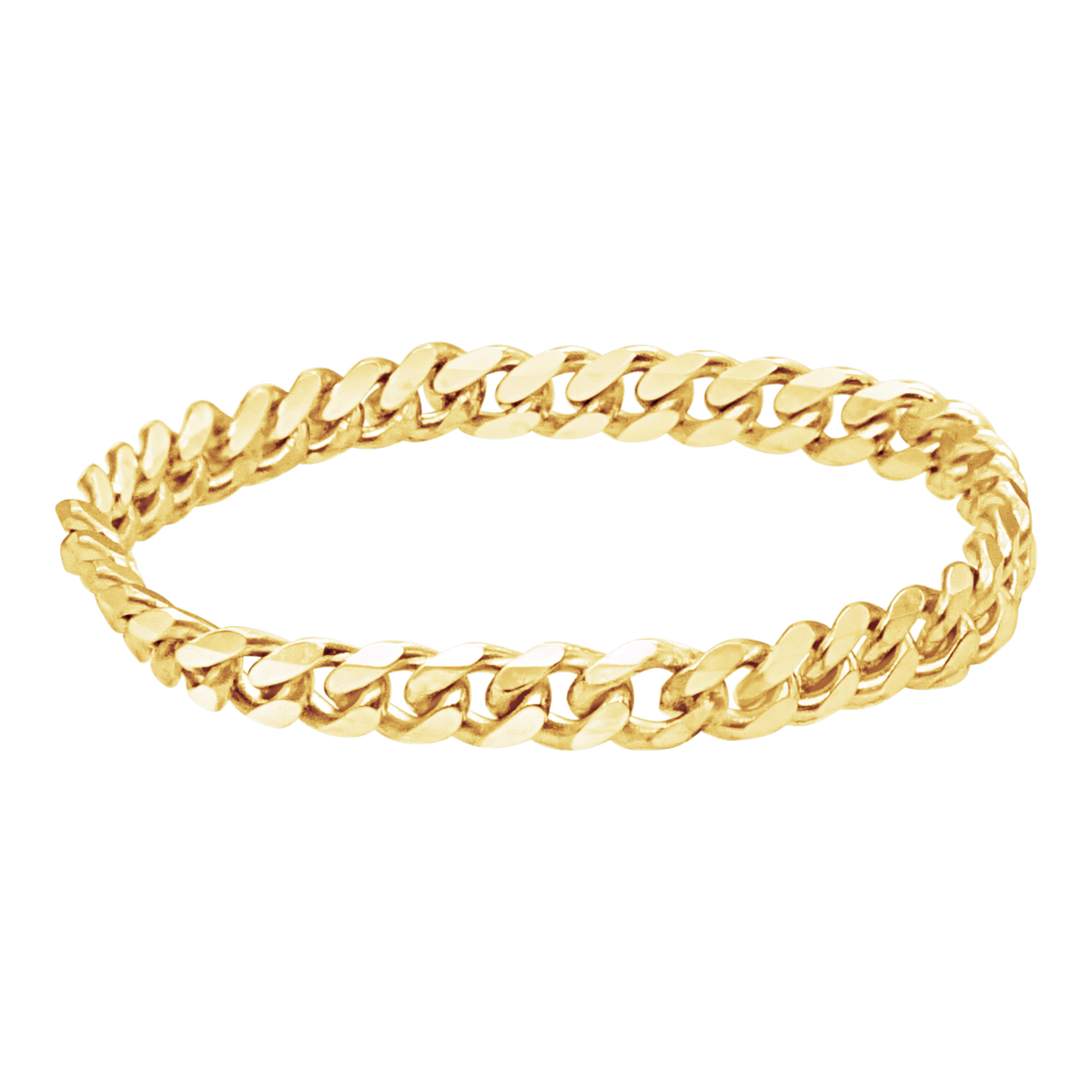 Solid Cuban Curb Chain Ring