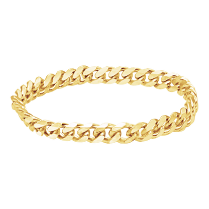 Solid Cuban Curb Chain Ring