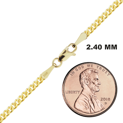 Classic Curb Necklace 18K Yellow Gold