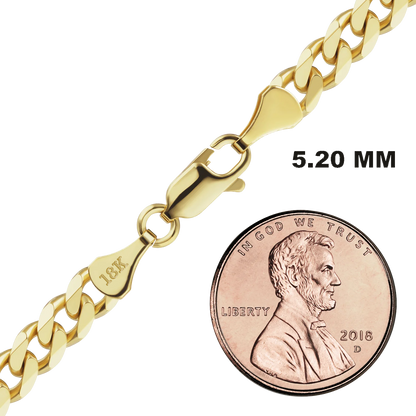 Classic Curb Necklace 18K Yellow Gold