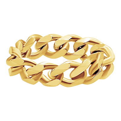 Semi-Solid Curb Chain Ring