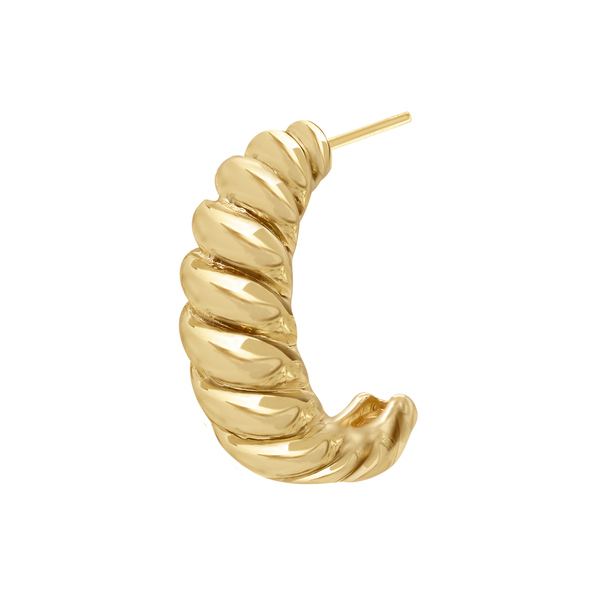 Croissant Hoop Earrings