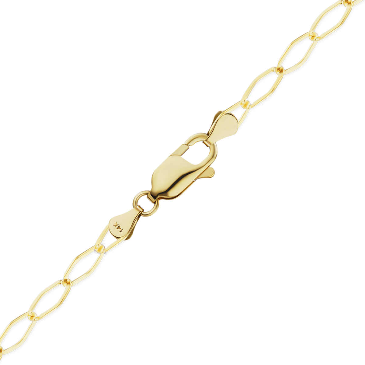Extension Anklet in 14K yellow gold