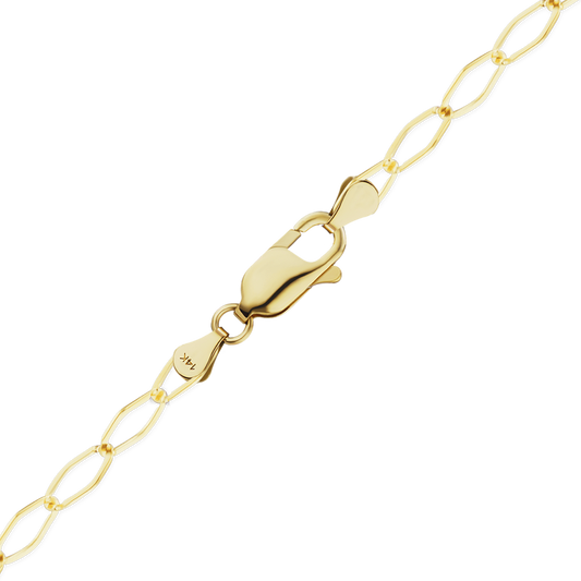 Extension Anklet in 14K yellow gold
