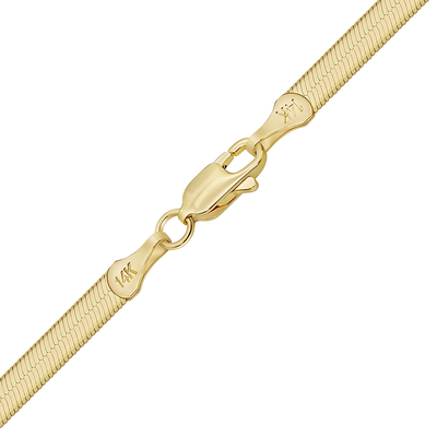 Herringbone Bracelet in 14K yellow gold