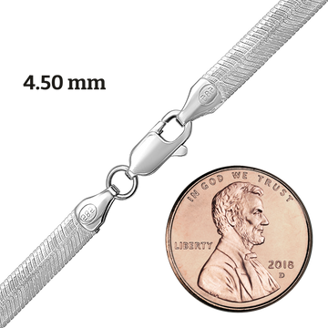 Flexible Herringbone Anklet